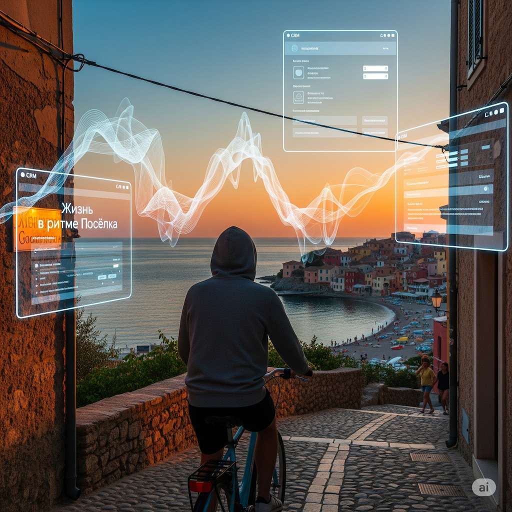 День в посёлке: мысли, дела и планы poster